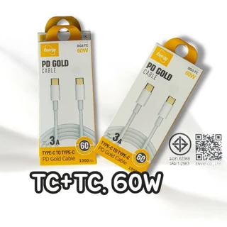 Energy สายชาร์จเร็ว PD 30w 3.0A/30W (TC to LN) (TC to TC) พอร์ตสีทอง สาย PVC เส้นกลม รุ่น SG3