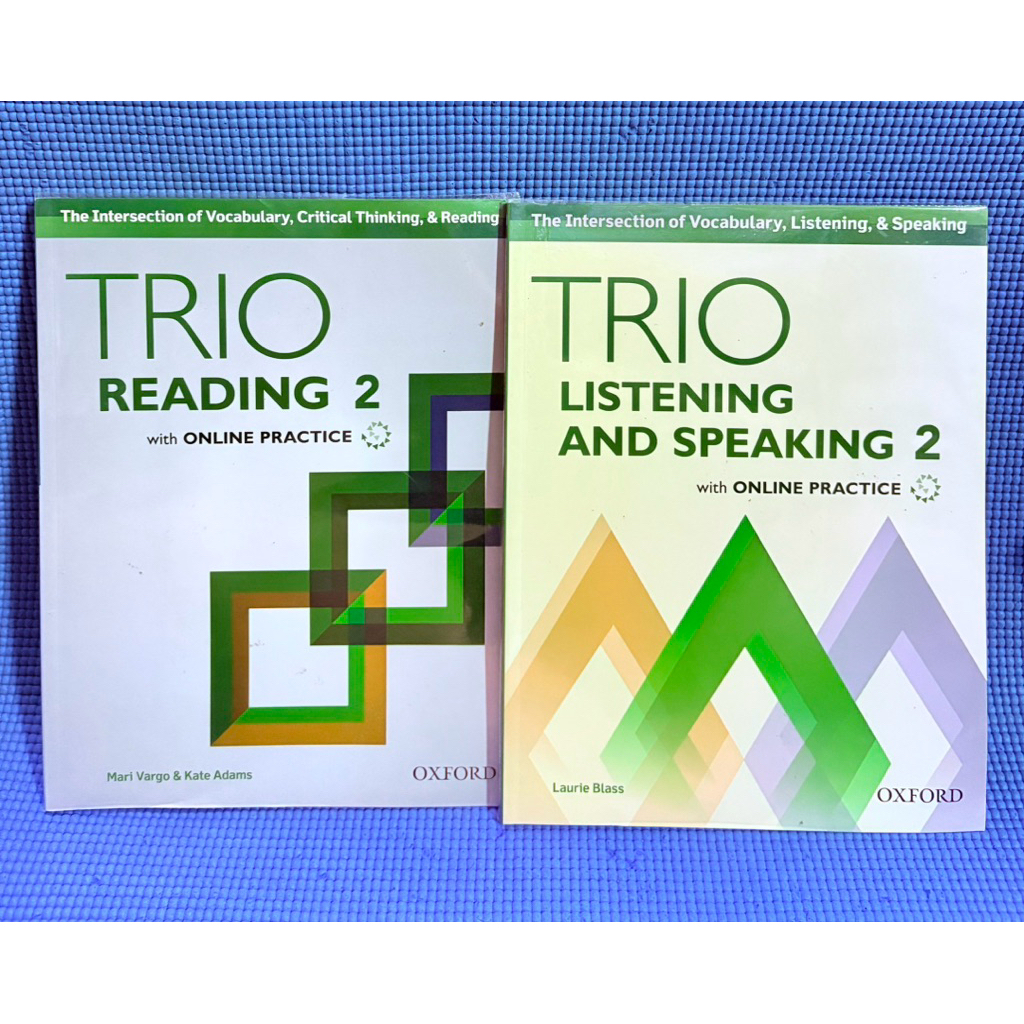 TRIO LISTENING AND SPEAKING ,Reading ไม่มีจดโค้ดยังไม่ขูดมือ2