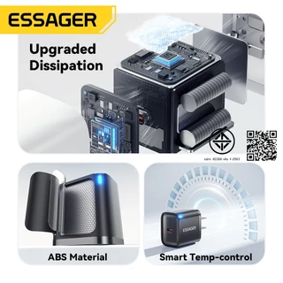 Essager PD30W/20W เครื่องชาร์จ เครื่องชาร์จเร็วแบบ Type-C US/EU มาตรฐาน for ip5-16