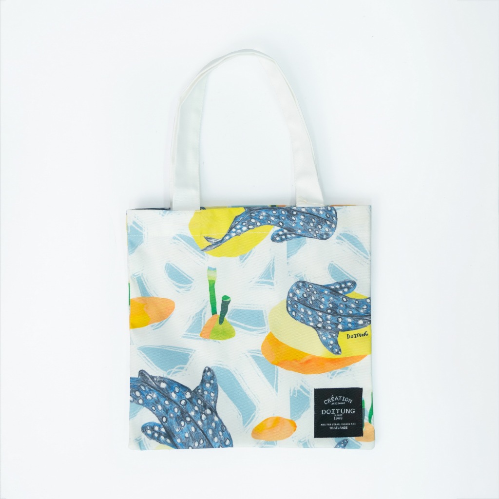 DoiTung TOTE BAG S (PET) ASSORTED 25×25 CM.