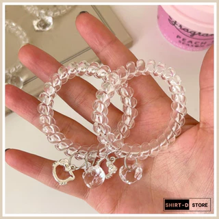 พร้อมส่ง⚡ มีเก็บเงินปลายทาง💸 ยางรัดผม แบบเกลียว สไตล์เกาหลี (ราคาต่อ 1 เส้น)