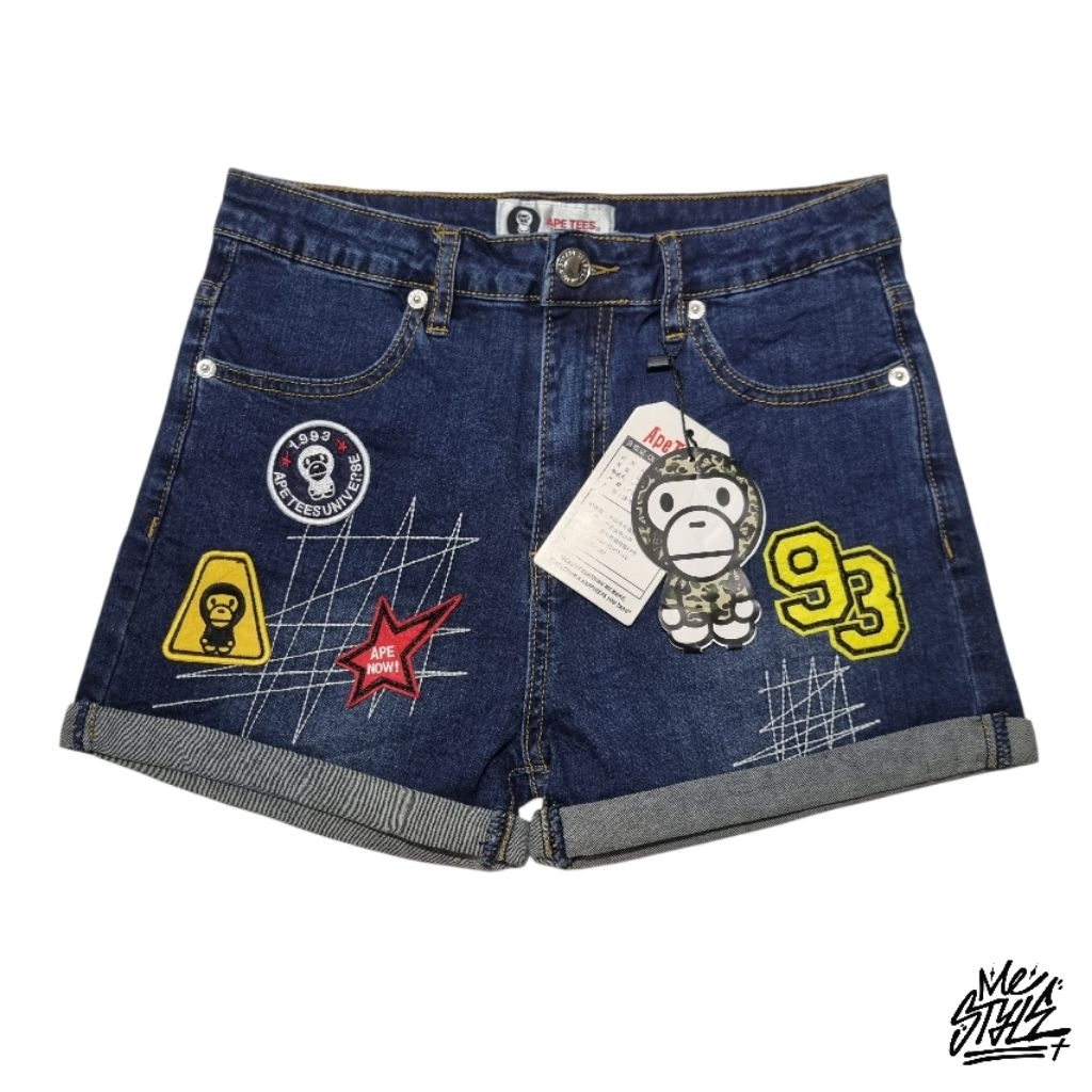 กางเกงขาสั้นผู้หญิงApe tees เอว27×12