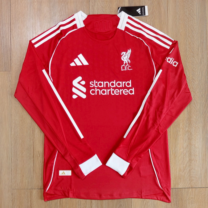 !!!เสื้อบอล เกรดนักเตะ ลิเวอร์พูล แขนยาว Player Kit 2025/26(พร้อมส่ง)