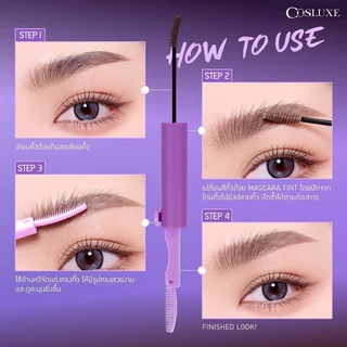 ถูก/แท้/มีไลฟ์ มาสคาร่าคิ้ว Cosluxe Brow Again Mascara Tint ปัดคิ้ว เขียนคิ้ว เนื้อทิ้น นุ่มลื่น คิ้วสวย ติดทน กันน้ำ