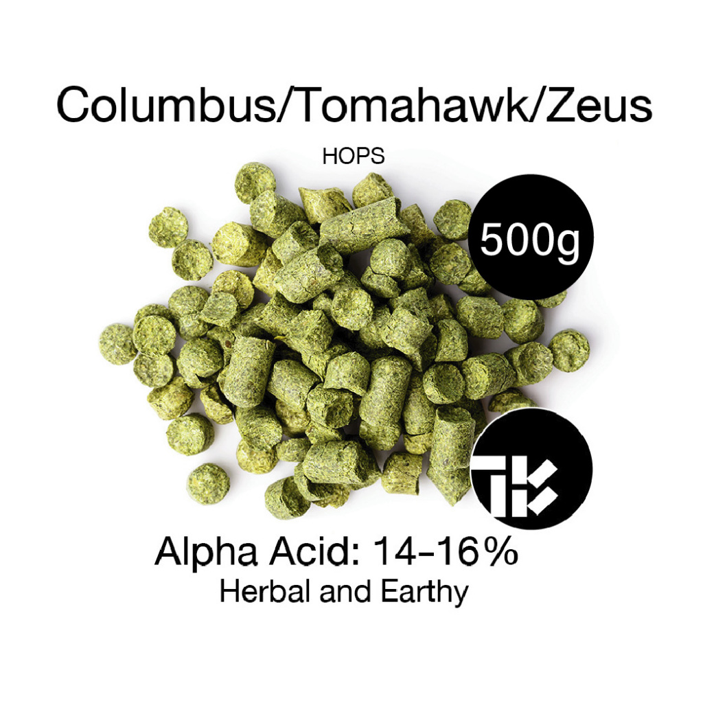 Columbus/Tomahawk/Zeus (CTZ) Hops – USA - 500g.