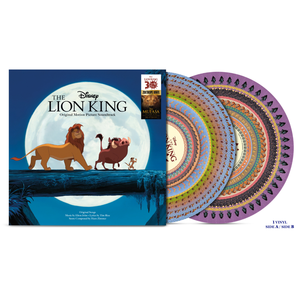 พร้อมส่ง🔥แผ่นเสียง Vinyl LP The Lion King Collector's Edition Zoetrope Vinyl แผ่นไวนิล