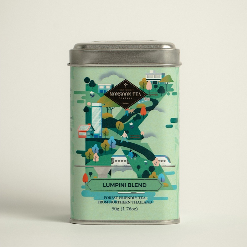 ชามอนซูนที Lumpini Blend Tea from Thailand หนึ่งในชาคอลเลคชั่น Bangkok Blends รสชาติดีและสดชื่น