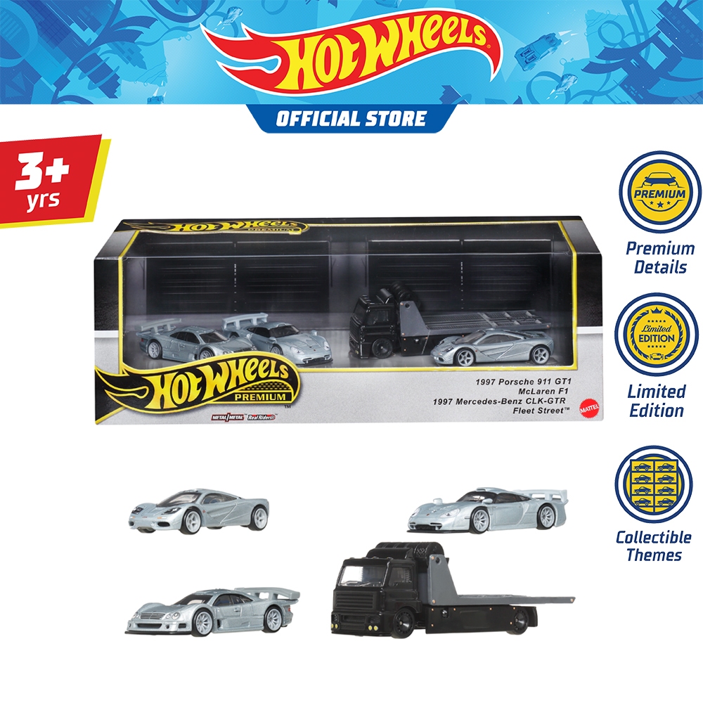 Hot Wheels Premium Collector Box Set ฮอตวีลส์ รถพรีเมียมในกล่องสะสมเซต 4 คัน GMH39 [957C]-JBM07 TH