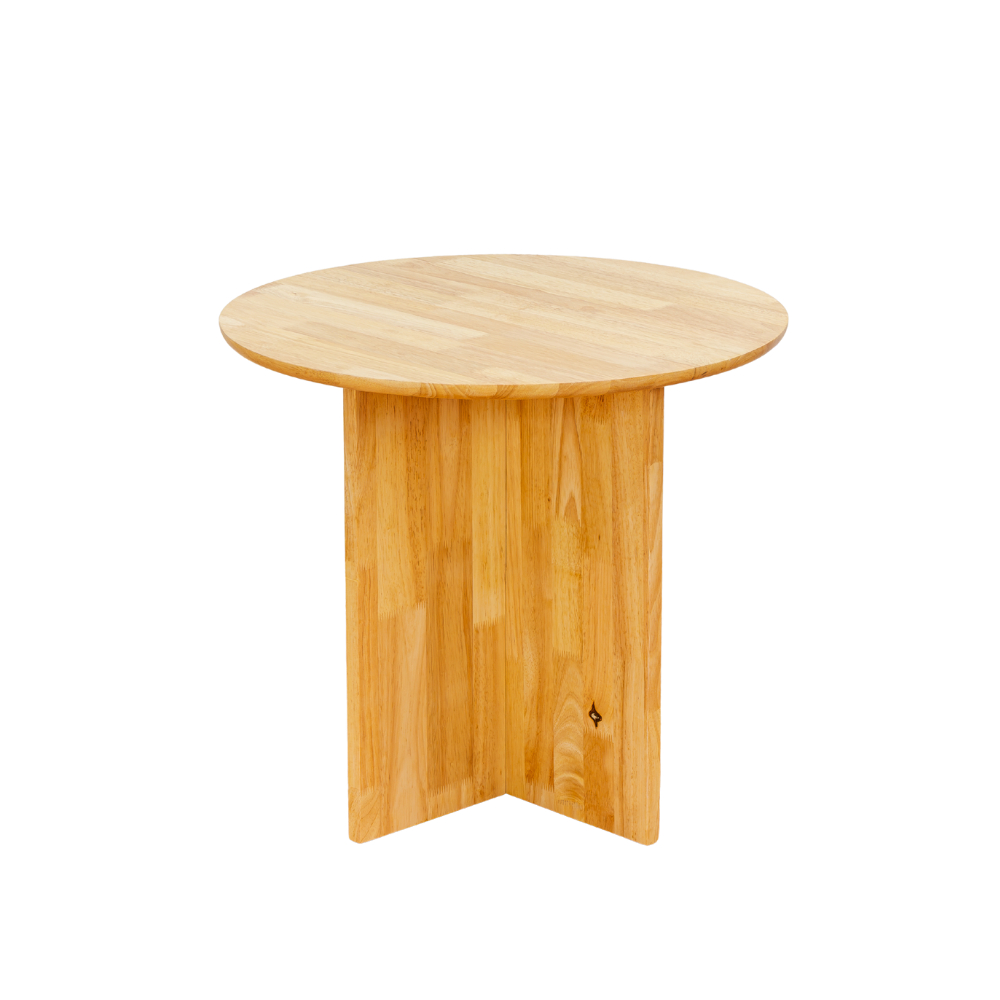 Evergreen Furniture โต๊ะข้าง โต๊ะกาแฟ งานไม้ยางแท้ 100% ขนาด 80x80 รุ่น MCT4-8080 / MCT4-6060 / MCT4