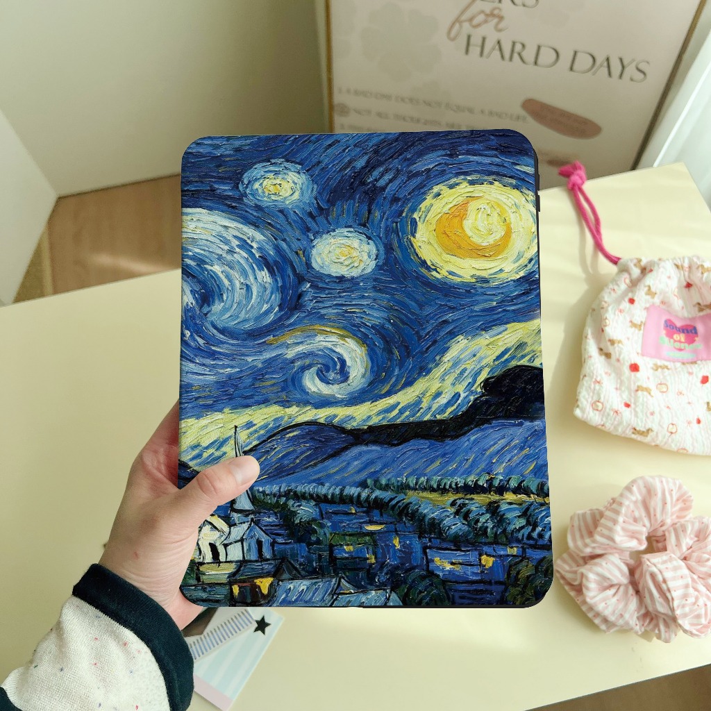 🚚พร้อมส่ง🚚เคส Samsung Galaxy S10 FE S9+ S9 FE+ A8 Oil painting style S8 S7 A9+ S7 Lite มีที่ใส่ปากกา