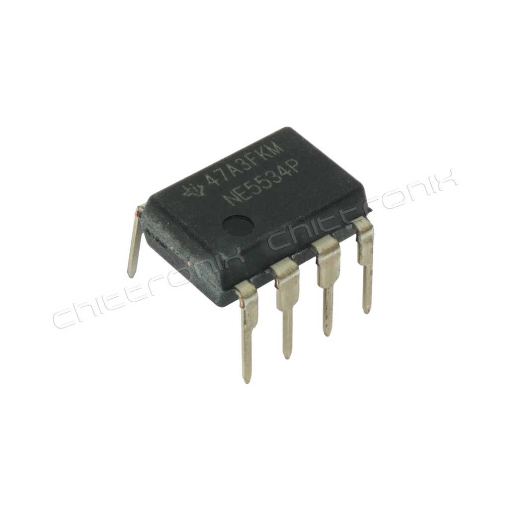 NE5534P IC OpAmp ออปแอมป์ แบบ DIP 8 ขา ยี่ห้อ Texas แท้