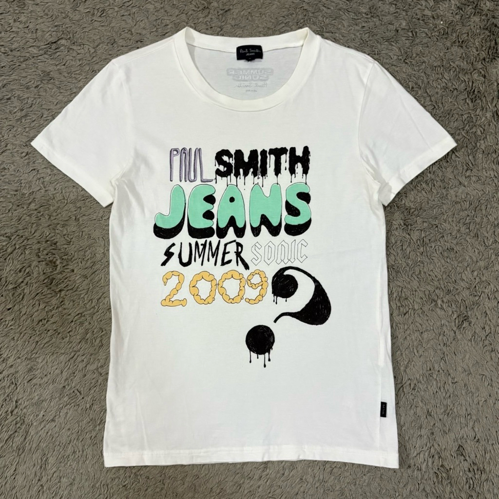 เสื้อยืดแขนสั้นผู้หญิง Paul Smith มือสอง ของแท้