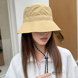 หมวกบักเก็ตเดินป่า Foldable (B163) ใส่เที่ยวกันแดด ตั้งแคมป์ มีสายคล้องคอ ใส่ได้ทั้งผู้หญิงและผู้ชาย