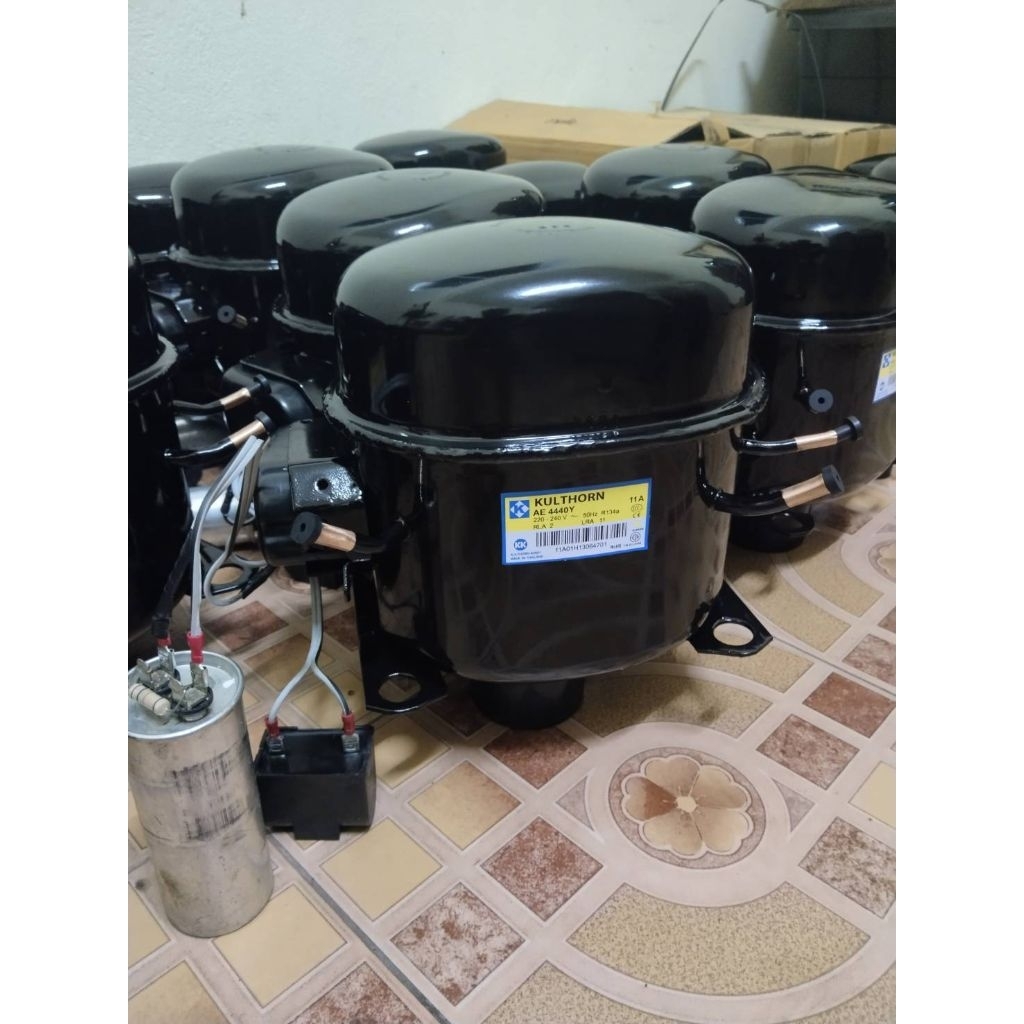 คอมตู้แช่ขนาด 1/2 AE 4440y น้ำยา r134 มือสองใช้กับตู้แช่ 2 ถึง 4 ประตู