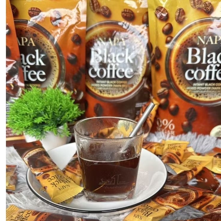 NAPA Black Coffee กาแฟดำอินทผาลัม ผสมกระเจี๊ยบเขียว