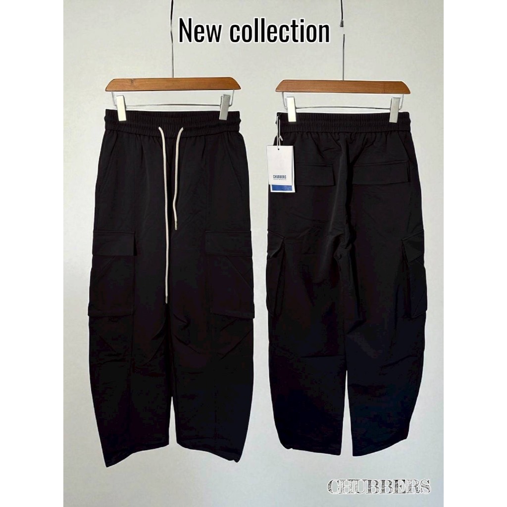 กางเกงคาร์โก้เอวยางยืด ดีเทลครบ ใส่สบายสุดๆ รหัส 40207-1