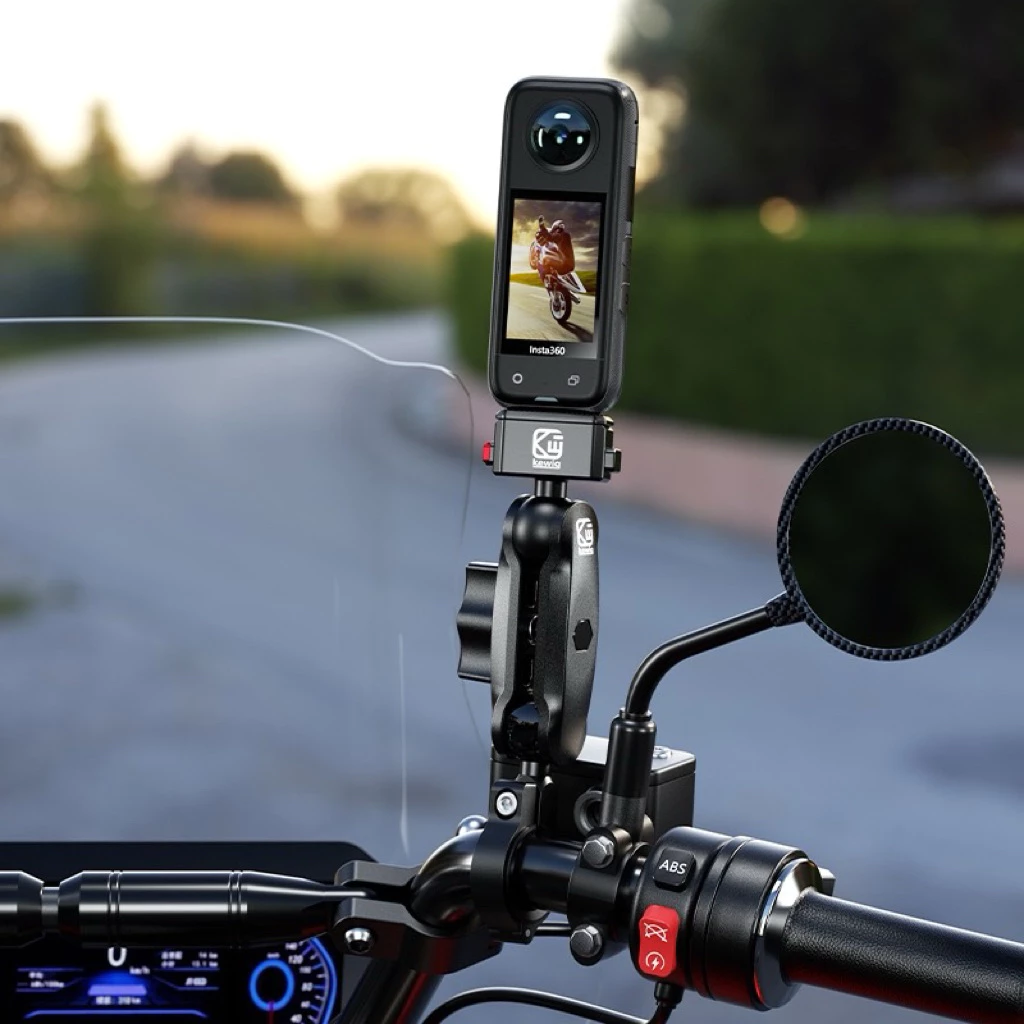 Kewig R22A ที่ยึดกล้องสำหรับติดมอเตอร์ไซค์แบบ(ปลดเร็ว) พร้อมกันขโมย thumbnail 6