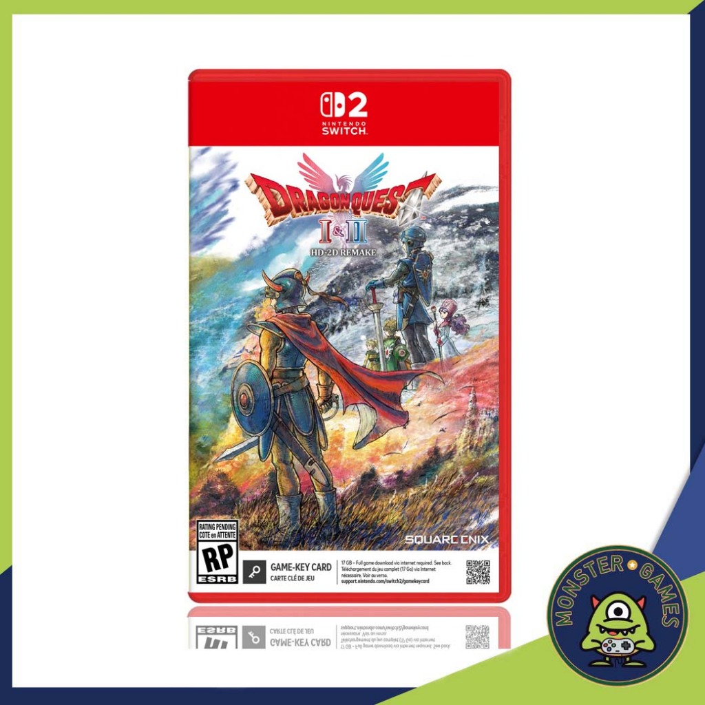 Dragon Quest I & II HD-2D Remake Nintendo Switch 2 Game แผ่นแท้มือ1!!!! (Dragon Quest 1+2 Switch 2)