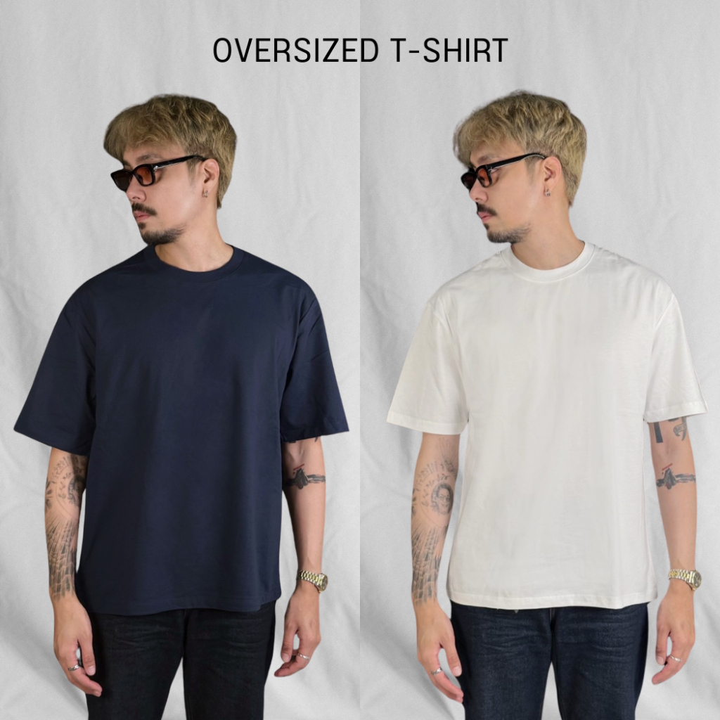 BAYSTORE เสื้อยืด Oversize เนื้อผ้า Cotton 100%