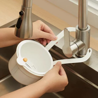 BAANHARDWARE ตะกร้าท่อระบายน้ำ กรองเศษอาหาร ชั้นวางท่อระบายน้ำแบบแขวน KN-S027