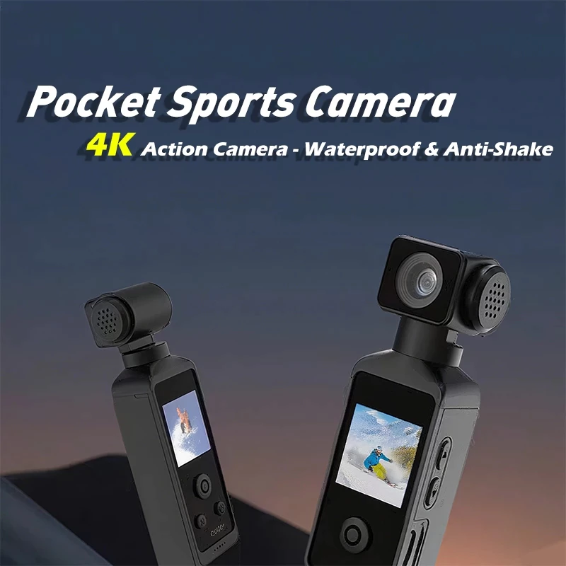 กล้องแอคชั่น 4K/30FPS กันน้ำ 30M เชื่อมต่อ WiFi สำหรับติดหมวกกันน็อค thumbnail 8