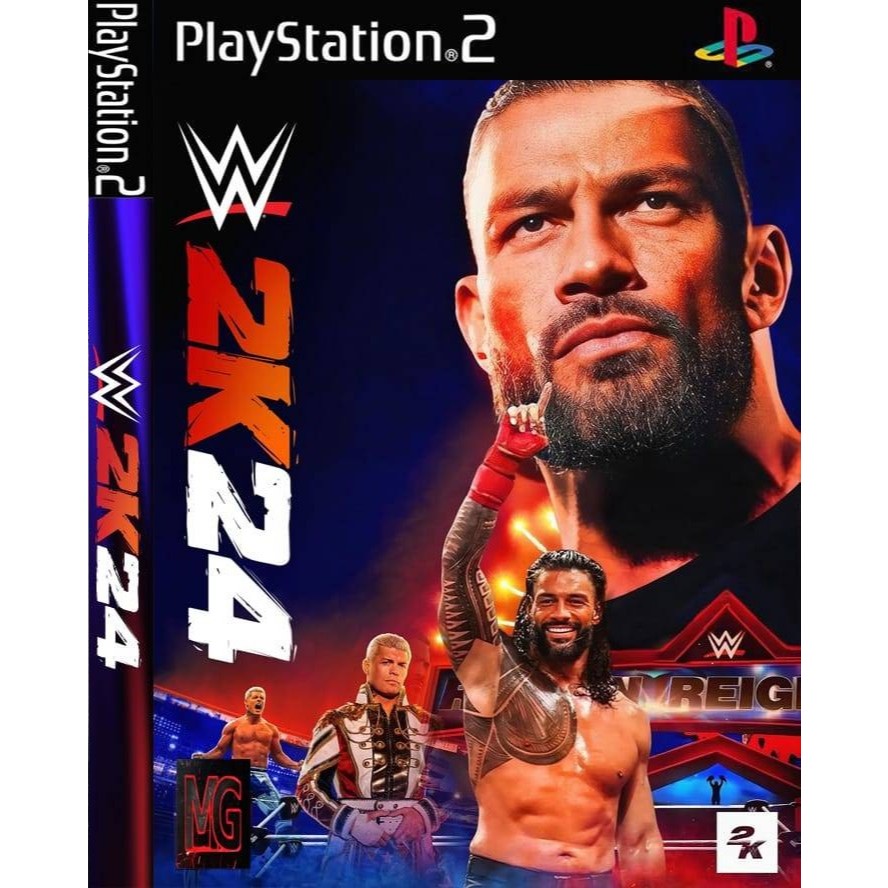 แผ่นเกมส์ WWE 2K24 PS2 Playstation2 คุณภาพสูง ราคาถูก