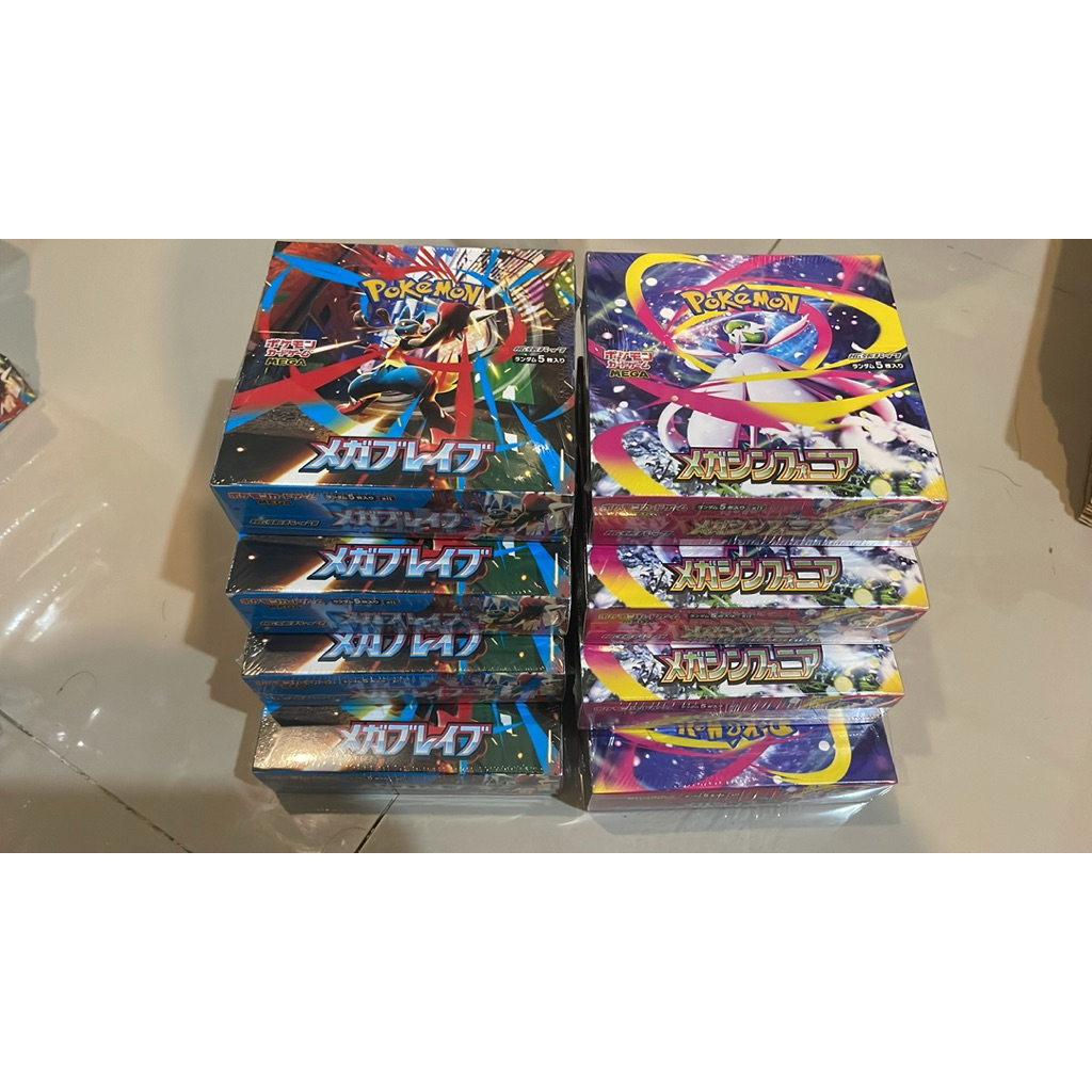 Pokemon Card Mega Brave Symphonia Booster Box Japanese