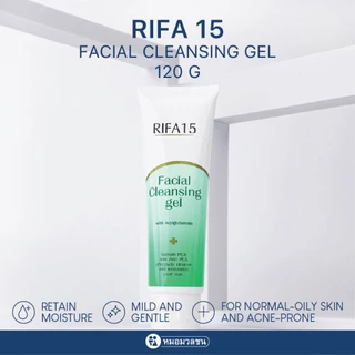 หมอมวลชน ไรฟา 15 เจลล้างหน้า (เขียว) RIFA 15 Facial Cleansing Gel ขนาด 120 g