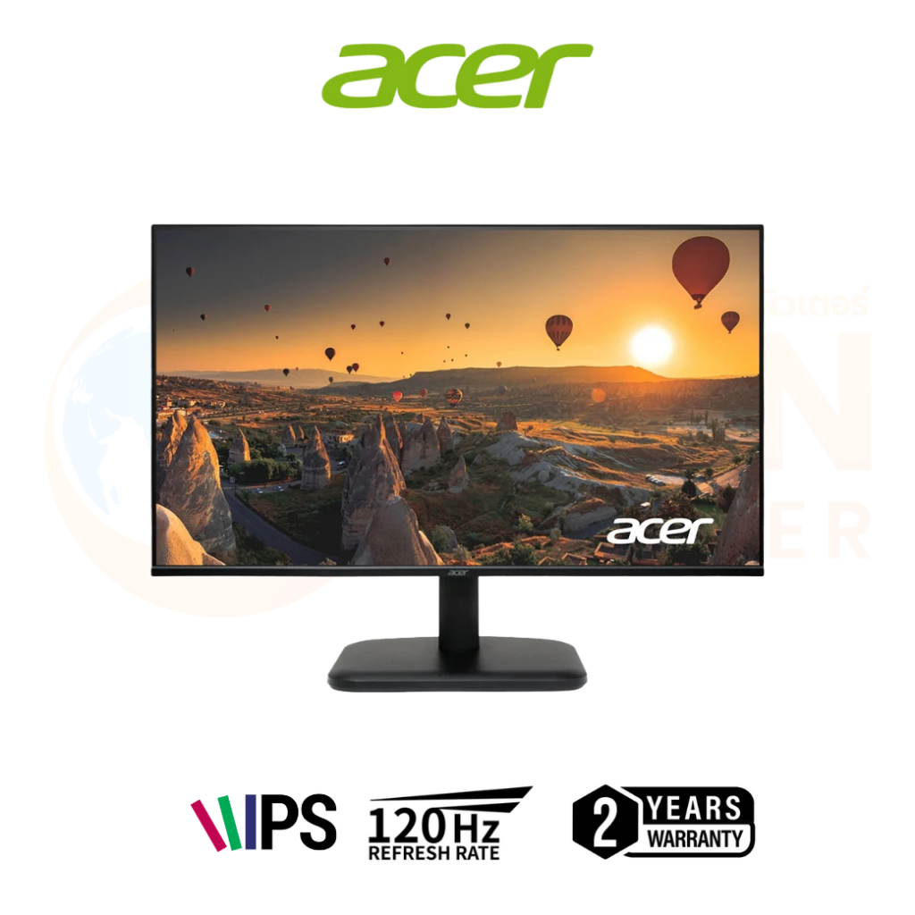 ACER MONITOR (จอมอนิเตอร์) EK251Q GBMIX 24.5" IPS FHD 120Hz - 2 YEARS
