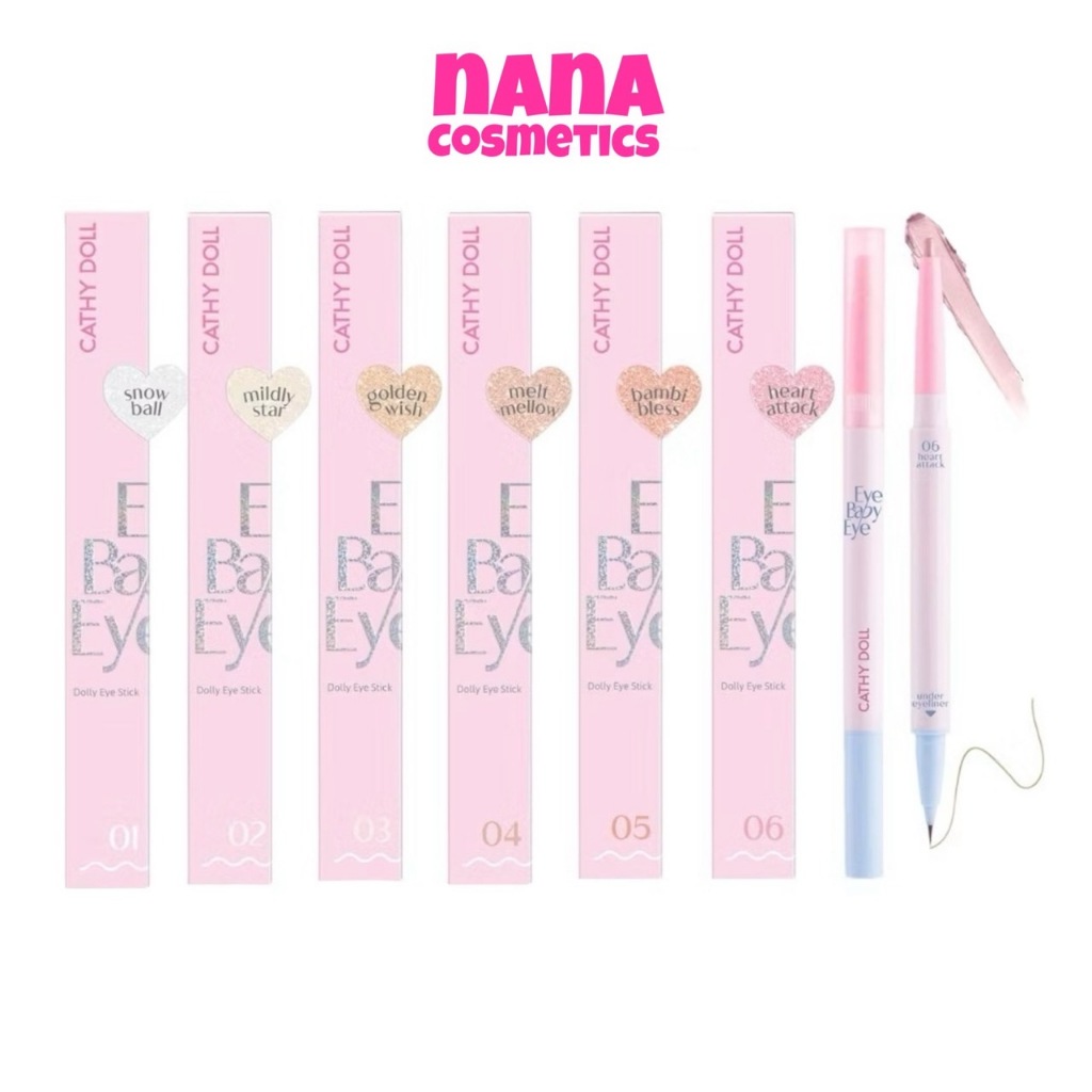 เคที่ ดอลล์ อาย เบบี้ อาย ดอลลี่ อาย สติ๊ก ปากกาดอลลี่อาย 2 หัว Cathy Doll Eye Baby Eye Dolly Eye St