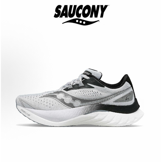 Saucony Endorphin Pro 4 Grey black รองเท้าผ้าใบ（ของแท้ 100 %）