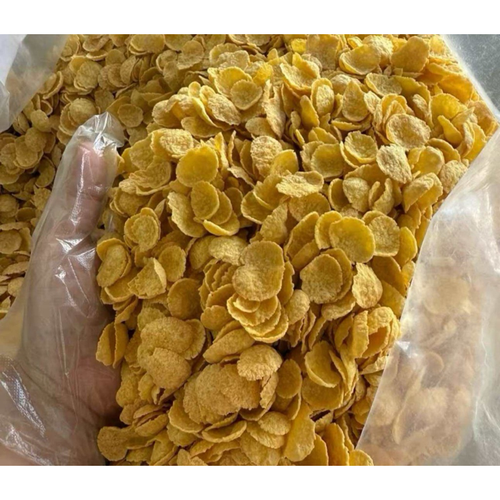 คอร์นเฟลก ไม่เคลือบคาราเมล คอร์นเฟลกแผ่นบาง รสชาติอร่อยกรอบ