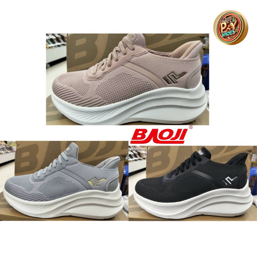 รองเท้าผ้าใบ BAOJI แท้100% BJW 1151 รองเท้าผ้าใบผู้หญิง ไซส์ 37-41(รุ่นใหม่)
