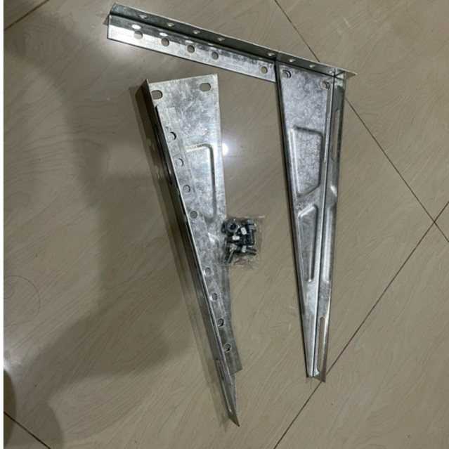 ขาแขวนแอร์ ขนาด 45 เหล็กกัลวาไนซ์ ไม่เป็นสนิม 9000-14000BTU