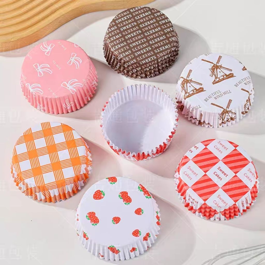 กระทงอบขนม ทรงกลม300 (8/9/11/14) ถ้วยกระดาษทรงกลม อบได้เลยไม่ต้องรอง)ถ้วยกระดาษรองอบขนมปัง มีเคลือบมัน - รูปที่ 2