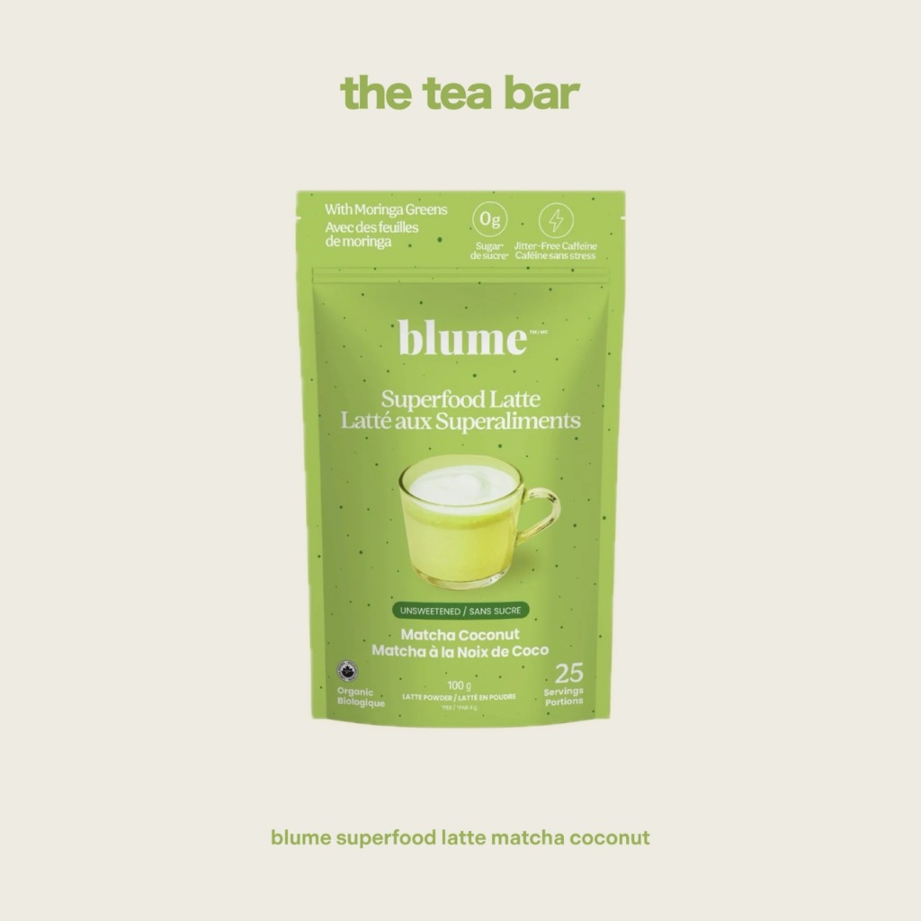 BLUME superfood latte matcha coconut blend