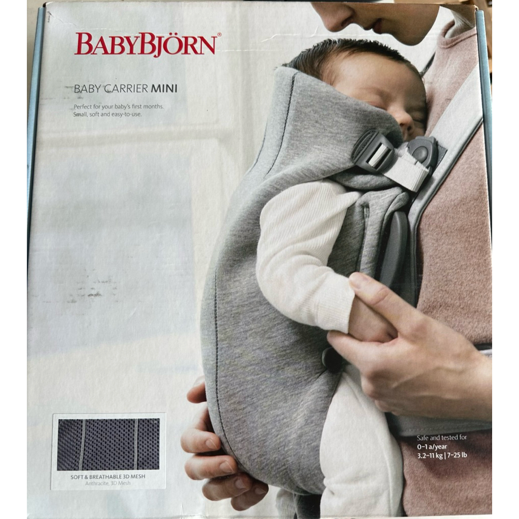 Baby Bjorn 👶🏻 เป้อุ้มเด็กแรกเกิด Baby Carrier Mini (3D Mesh/Jersey) จากประเทศสวีเดน