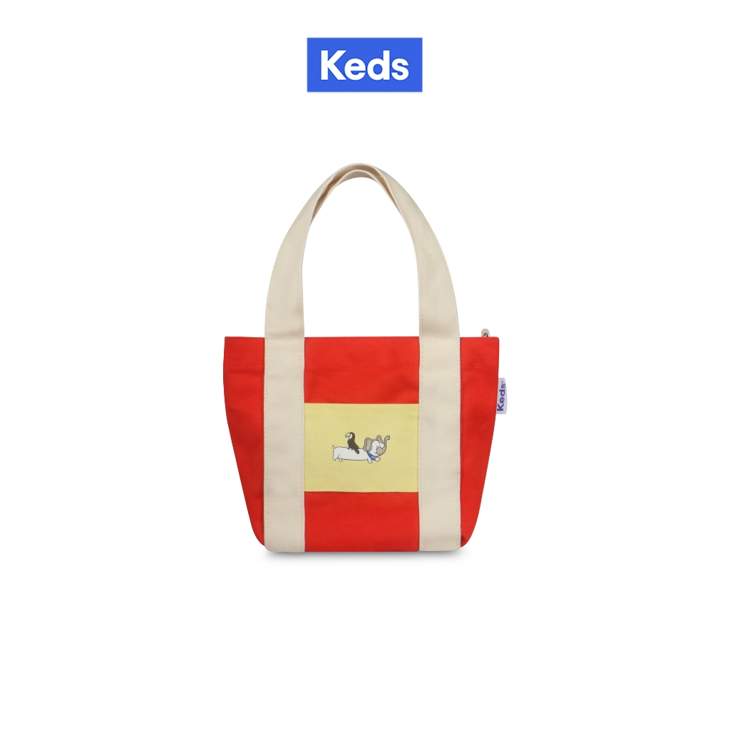 KEDS กระเป๋า รุ่น THE KEDS MINI BAG X SSKTMMEE สีส้ม/ สีครีม ( F25ACB06014 )