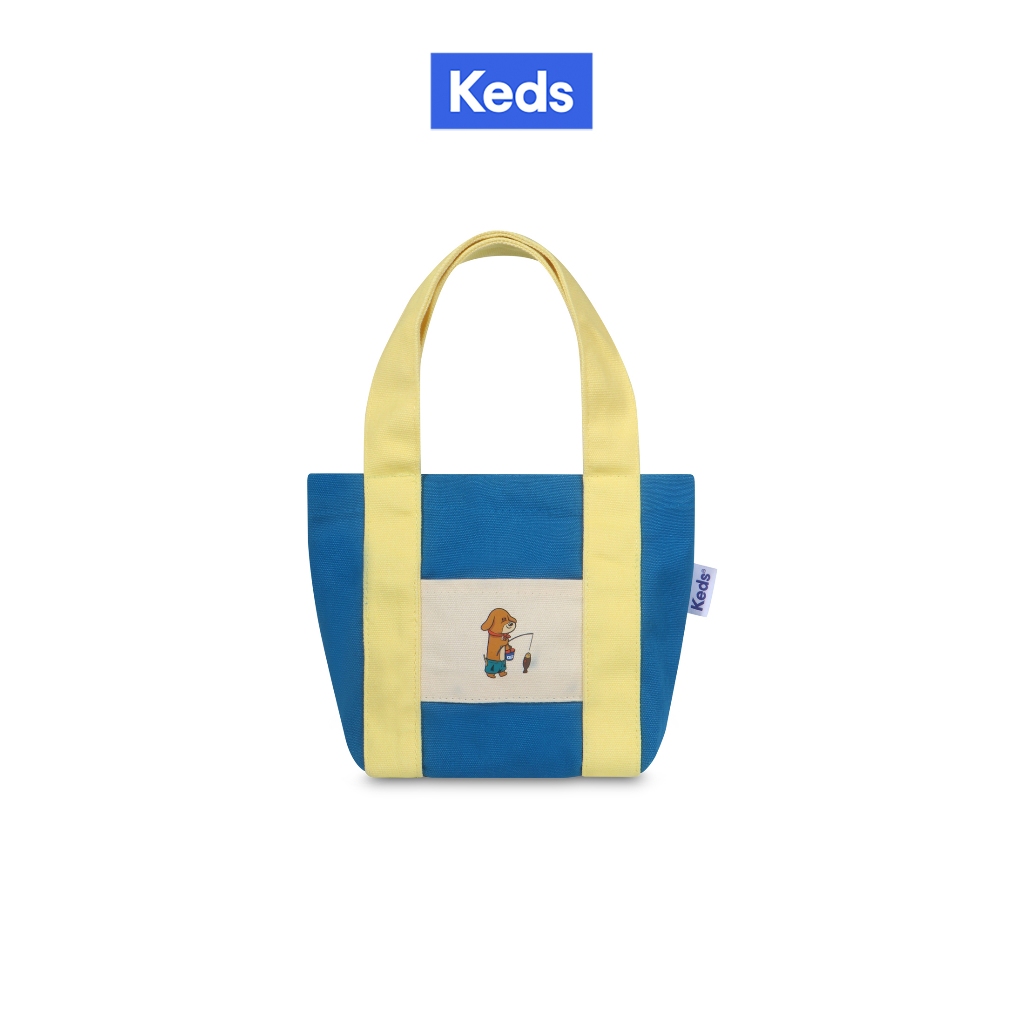 KEDS กระเป๋า รุ่น THE KEDS MINI BAG X SSKTMMEE สีน้ำเงิน/ สีเหลือง ( F25ACB06012 )