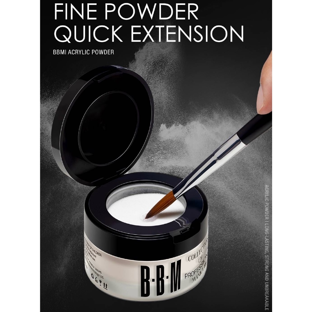 หลายตัวเลือก BBM Acrylic nail extension Liquid Monomer/Powder น้ำยา/ผงอะคริลิคต่อเล็บ