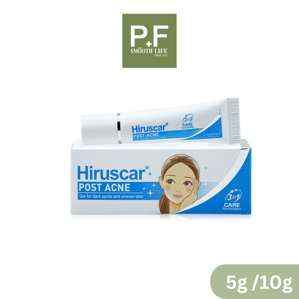 Hiruscar Post Acne 5g/10g เจลลบรอยแผลเป็น ฮีรูสการ์ ใส ปราศจากแอลกอฮอล์