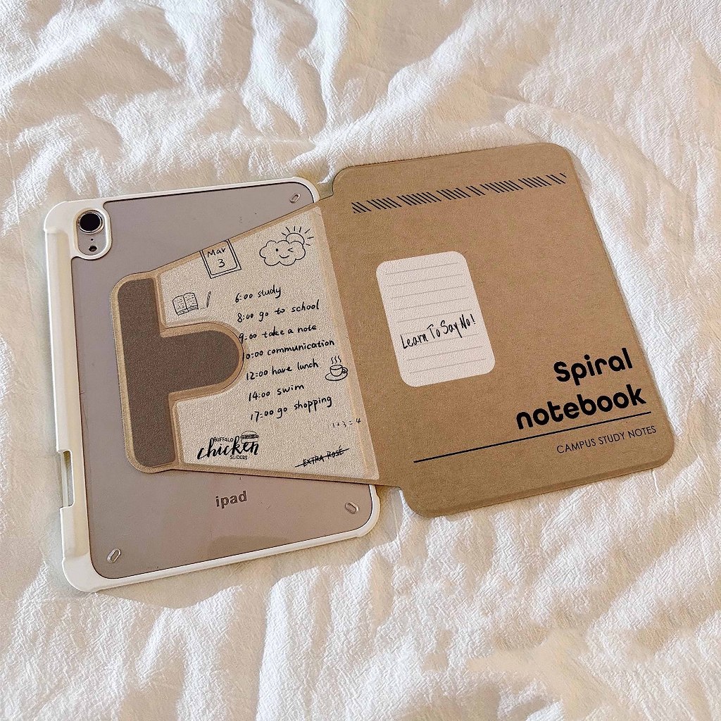⭐พร้อมส่ง⭐เคสแท็บเล็ต Samsung สำหรับ Tab S9+ S10+ หมุนได้ 360°สมุดบันทึก S10FE มีที่ใส่ปากกา S6 Lite
