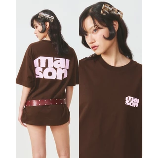 maison KEEPS | The Oversized Box Logo Tee | Unisex | เสื้อยืด oversized ผ้านุ่มพิเศษ