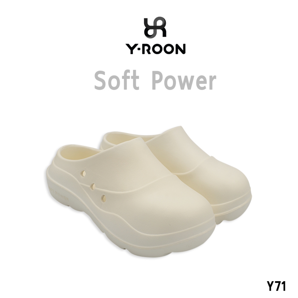 รองเท้าแตะหัวโต Y-Roon รุ่น Soft Power (Y71) นุ่ม เบาสุดในรุ่น ใส่แล้วสบายสุดๆ