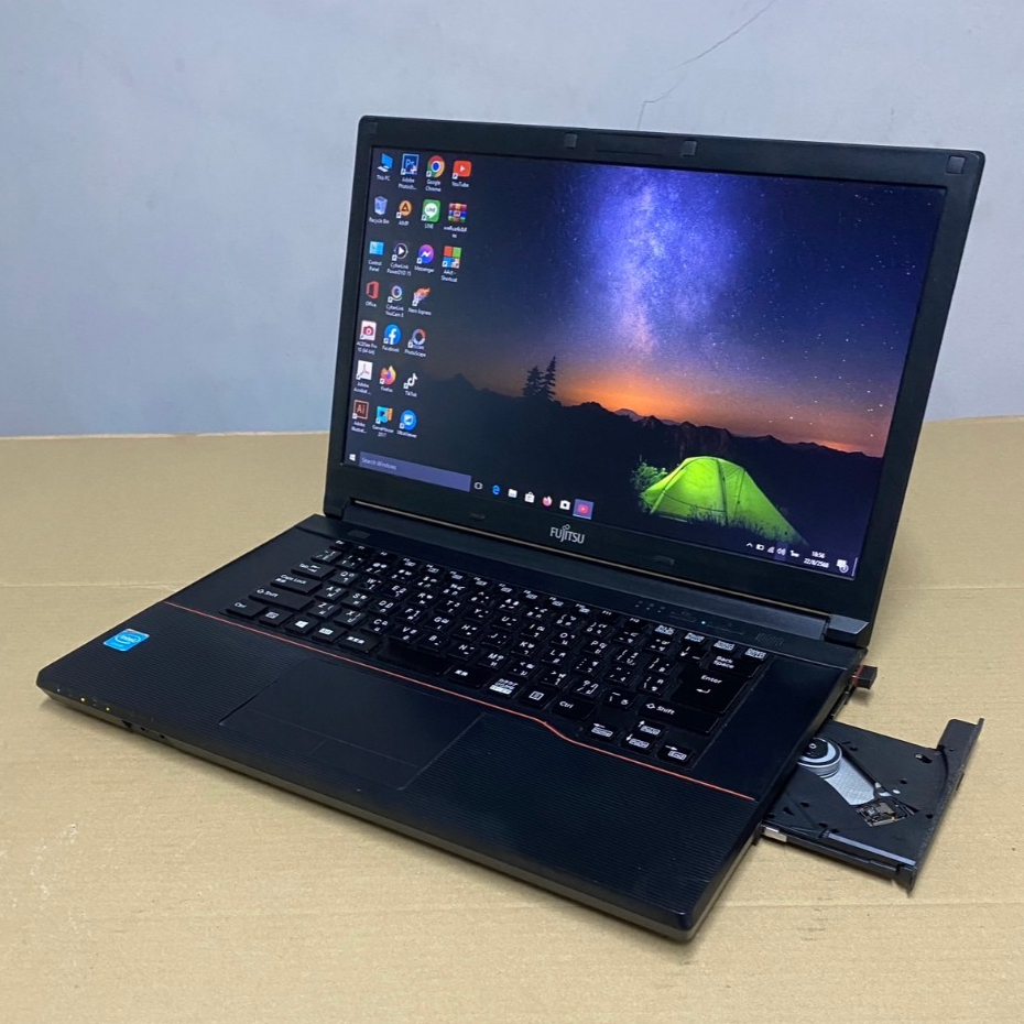 โน๊ตบุ๊คมือสอง Notebook Fujitsu A574 Celeron 2950M(2.0GHz)(RAM:4-8GB/HDD:320GB) ขนาด 15.6 นิ้ว