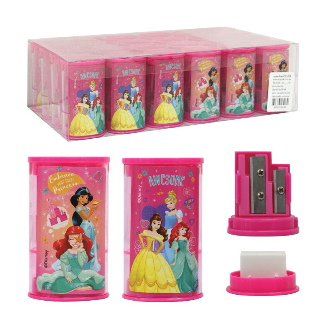 Mt กบเหลาดินสอ ลายลิขสิทธิ์แท้ กบเหลา 2in1 พร้อมยางลบในตัว กบเหลา 2 ช่อง ลายการ์ตูน 1 อัน - รูปที่ 7