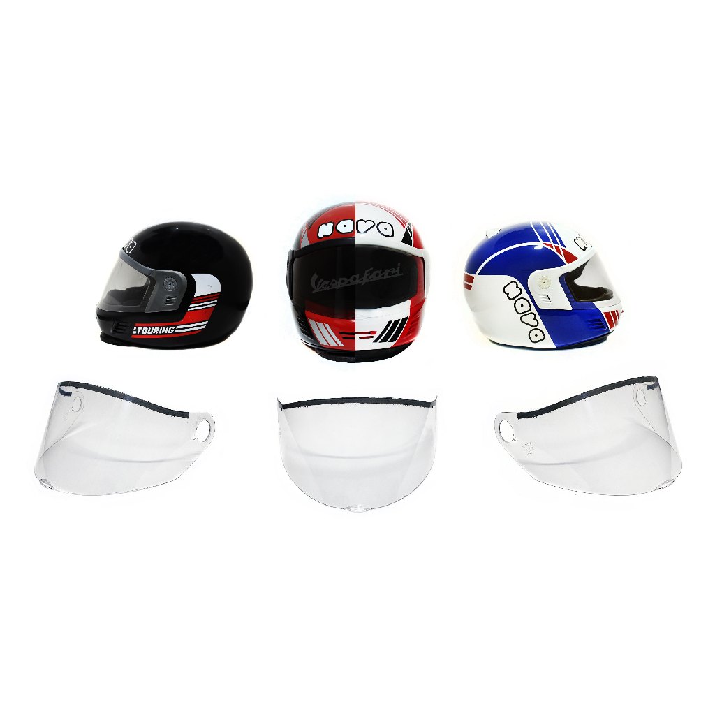 NAVA SHIELD FOR NAVA TOURING/หมวกกันน็อค นาวา/NAVA HELMET/VESPA/LAMBRETTA/VESPAFARI