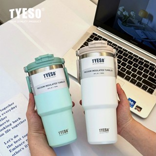 TYESOแท้ รุ่นใหม่2025สีใหม่แก้วสูญญากาศเก็บความเย็น มี5ขนาด9…