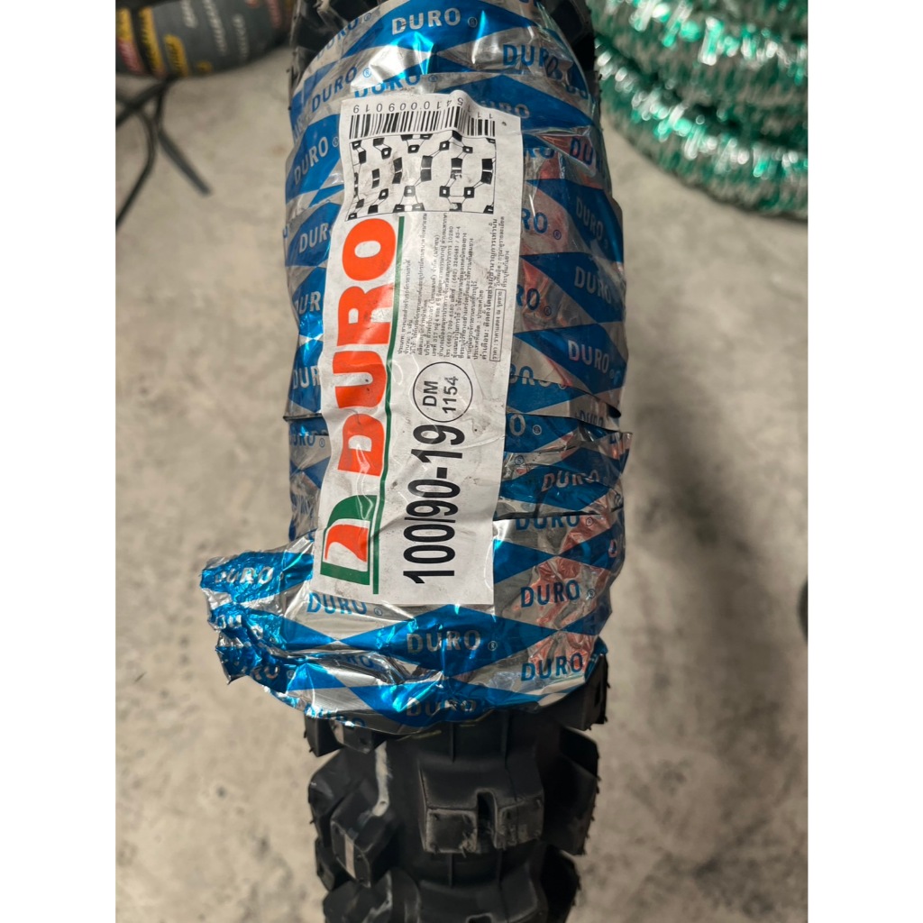ยางวิบาก DURO รุ่น DM1154 ขนาด  100/90-19 ปี20 ยางใหม่ปีเก่า TT ราคาถูก เส้นละ 999 บาท