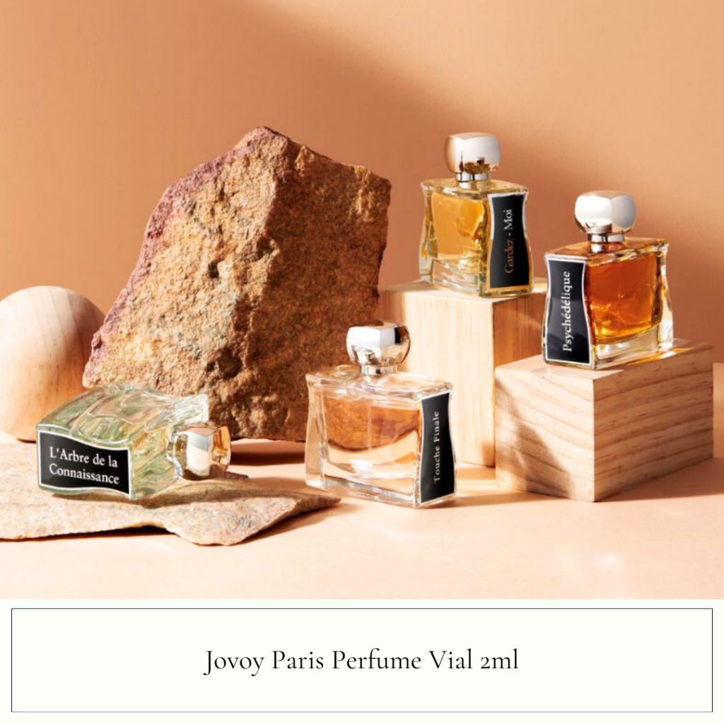 Jovoy Paris Perfume Vial 2ml Ambre Premier, Psychedelique, Remember Me, Pavillon Rouge, Musc Pallas